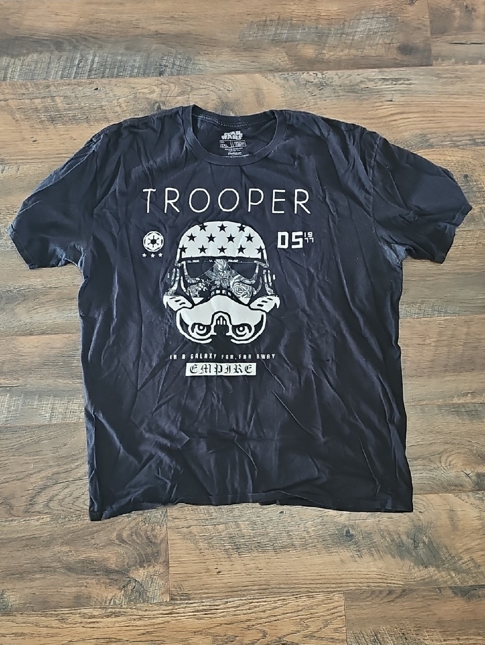 Star Wars Black Trooper Helmet Graphic Tee